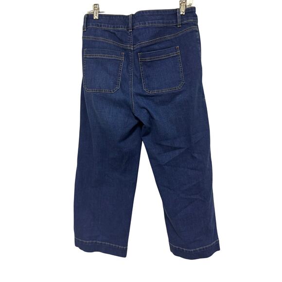 Talbots Flawless High Waist Crop Jeans Size 6 Blue - Picture 5 of 6